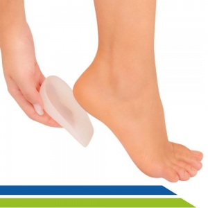 Calcanheira Ortopédica 100% Silicone Lisa Anti-Impacto PAR Ortho Pauher - Cód. 304 Calcanheira Ortopédica 100% Silicone Lisa Anti-Impacto PAR Ortho Pauher - Cód. 304