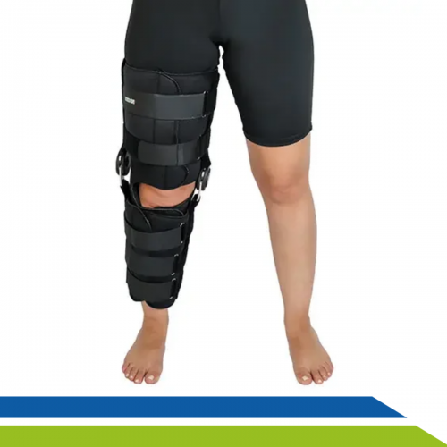 Órtese Imobilizadora de Joelho com Hastes Articuladas Estabilidade Segurança Ajuste Personalizado