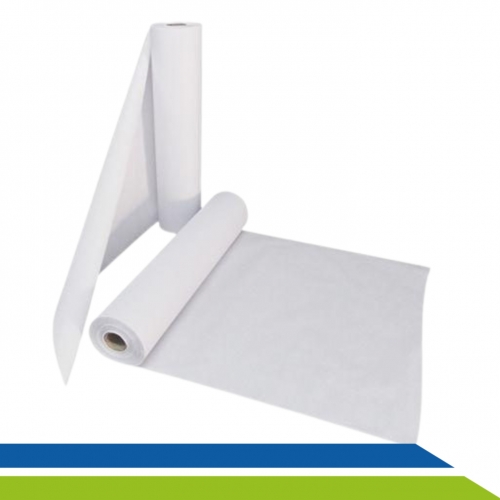 Rolo Papel Lençol Descartável Antialérgico Maca Hospitalar Clínica Consultório CLEAN - CÓD. 0026