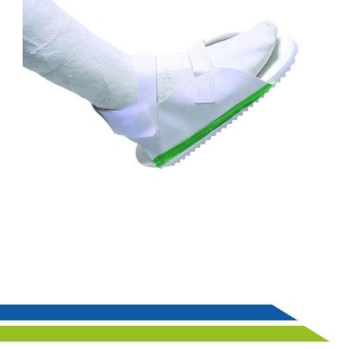 Sandália para Gesso Dilepé Unid. Branco com Solado Antiderrapante e Fecho Aderente - Cod. DL530