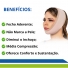 Máscara Faixa Para Lipo de Papada Mentoniana Otoplástia Tecido Emana Média Compressão - New Form