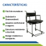 Cadeira de Banho Dobrável Desmontável Higiênica em Alumínio Idoso B5A Ortomobil