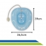 Bacia Bidê para Banho de Assento Portátil Azul Hemorroidas Longevitech - BA-AZ