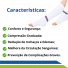 Meia Antitrombo Branca Pré e Pós-Cirúrgica Abdominoplastia Bariátrica Lipo 15 a 21MMHG 3/4 Venomed