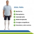 Meia Antitrombo Pré e Pós-Cirúrgica Branca Abdominoplastia Bariátrica Lipo 15 a 21MMHG 7/8 Venomed