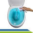 Bacia Bidê para Banho de Assento Portátil Azul Hemorroidas Longevitech - BA-AZ